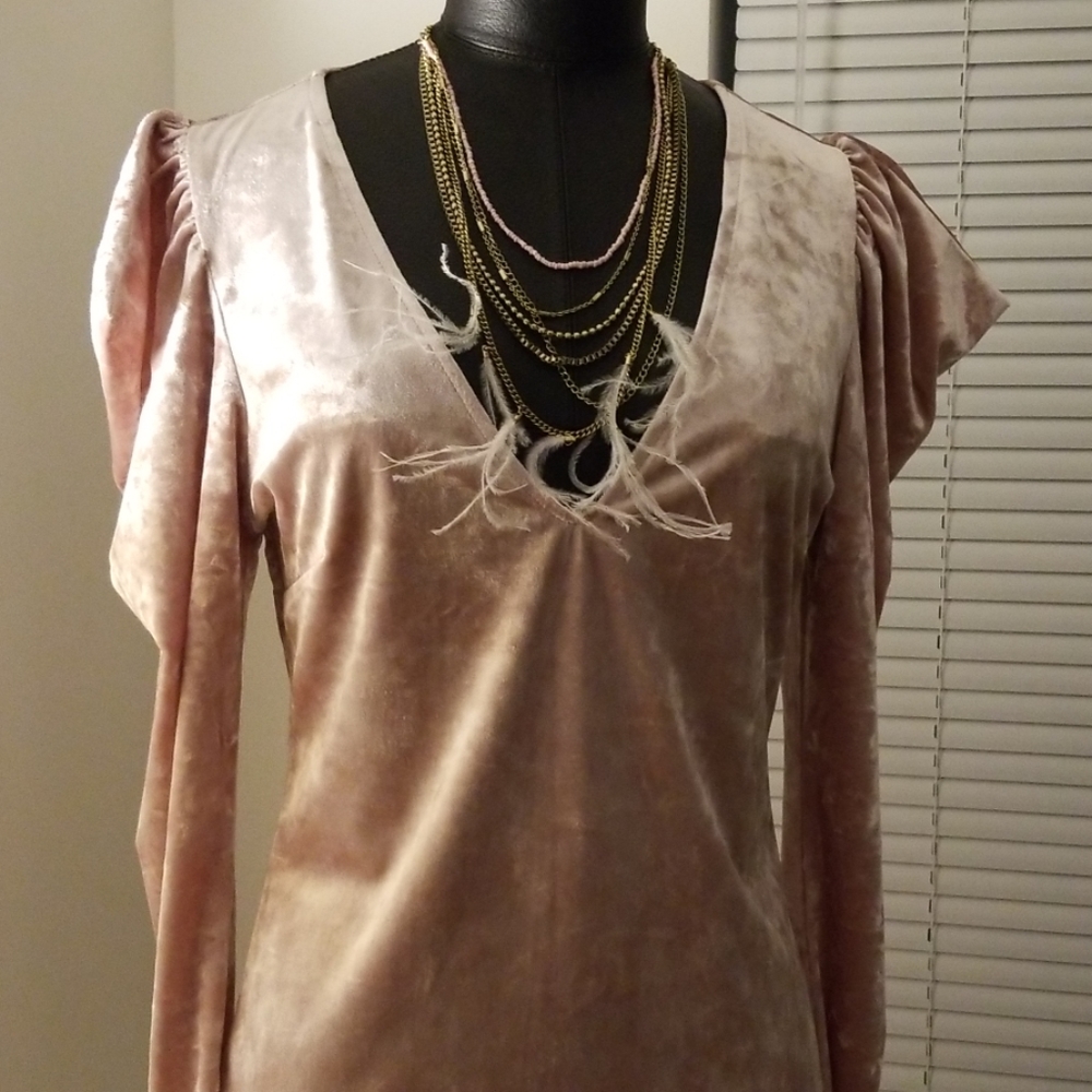 Crushed Velvet Dress - Picture 4 of 4